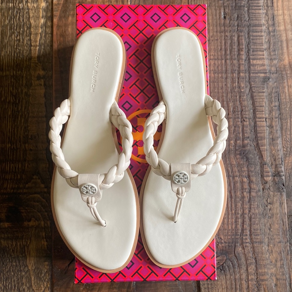 Tory Burch braided Benton thong